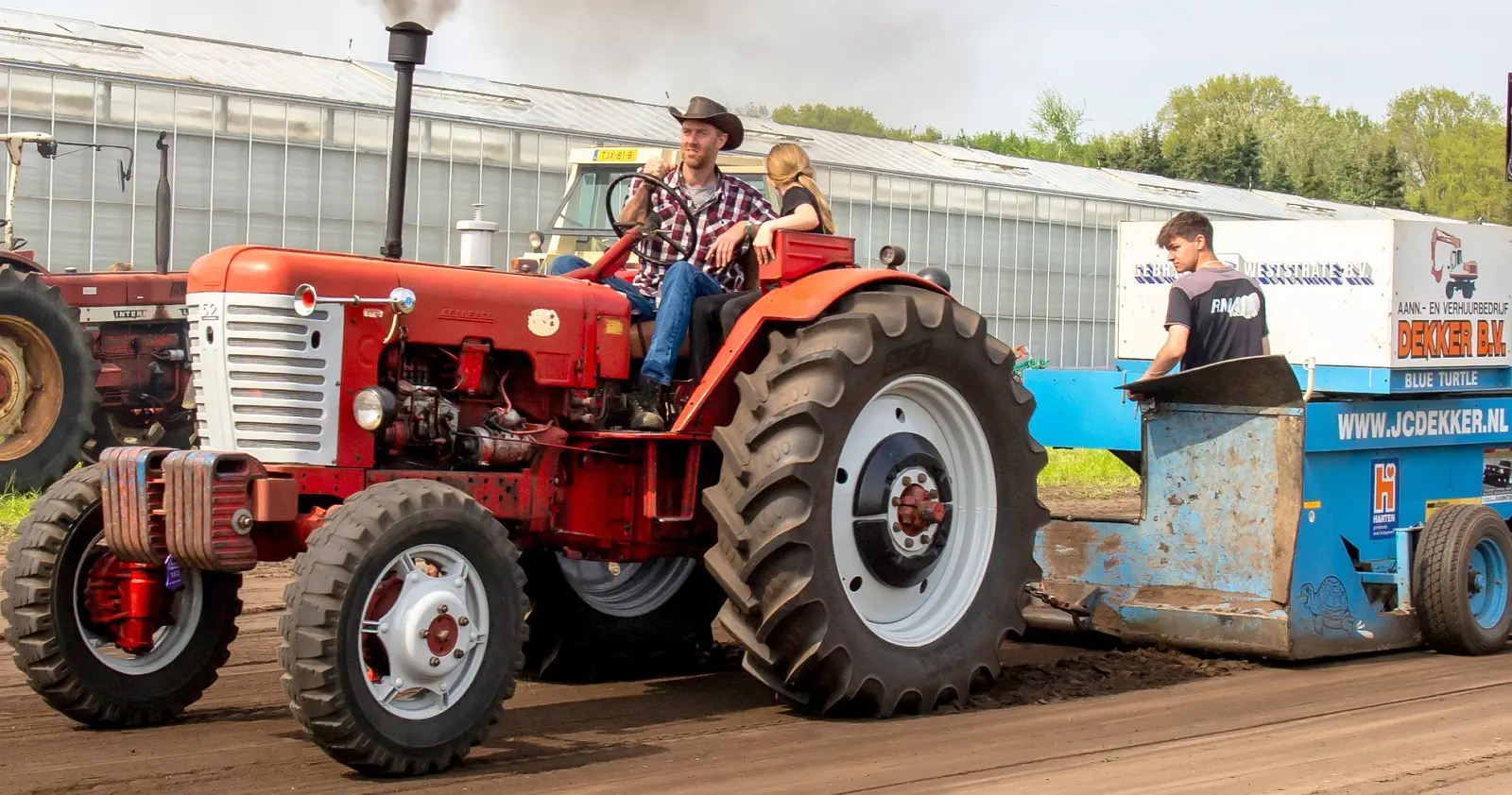 Tractorpulling met Oldtimertractoren